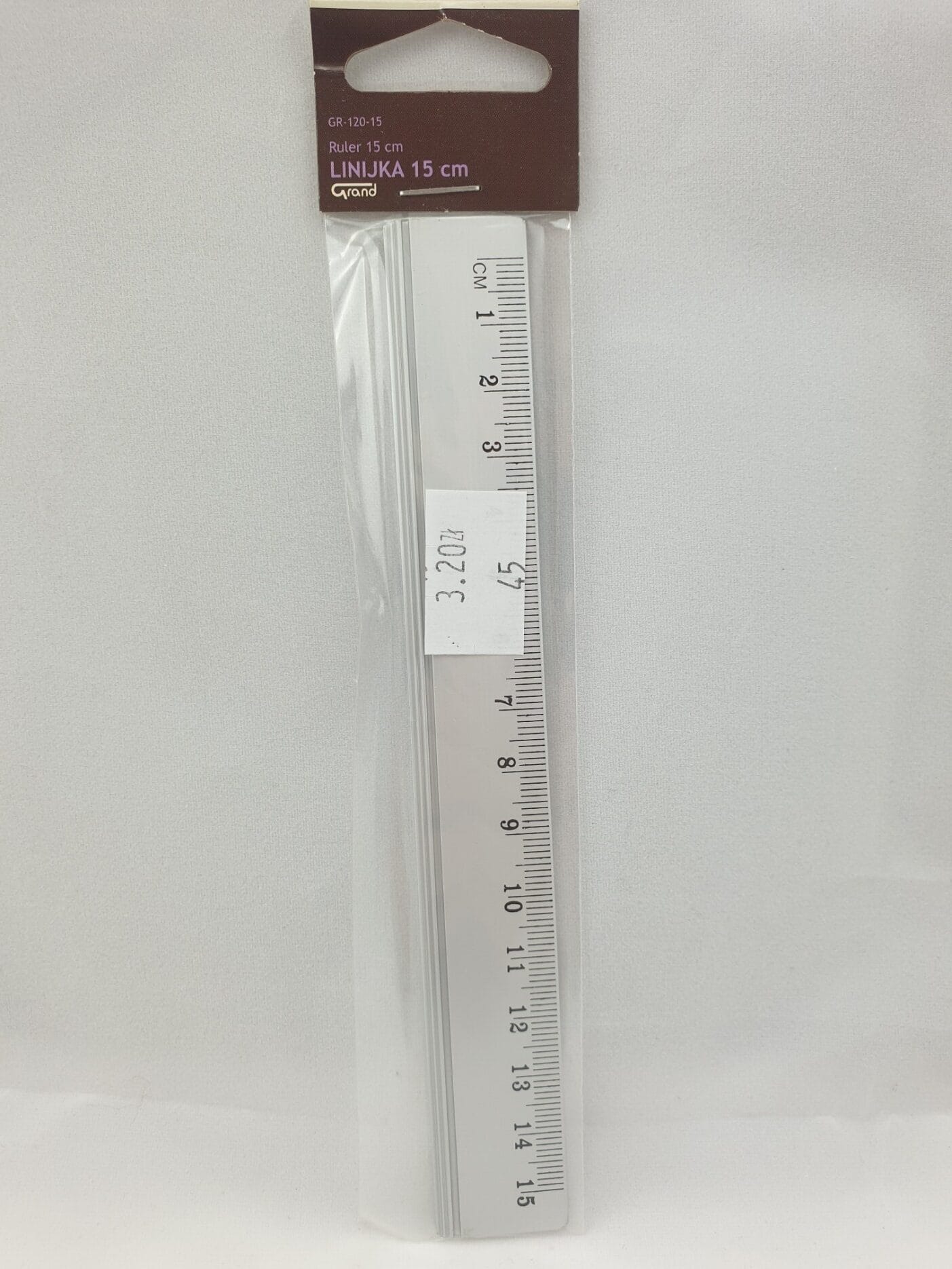 Linijka metalowa 15 cm - Reszka Sklep Rękodzieło